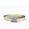 varitsa-jewellers - Solitaire Gold Engagement with 0.35ct Princess Cut Diamond - 01SG03